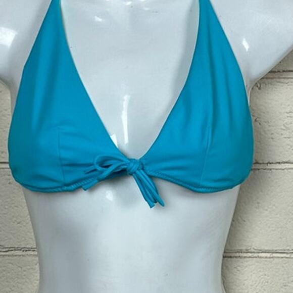 Victoria’s Secret Blue Bikini Top size S - Picture 6 of 8